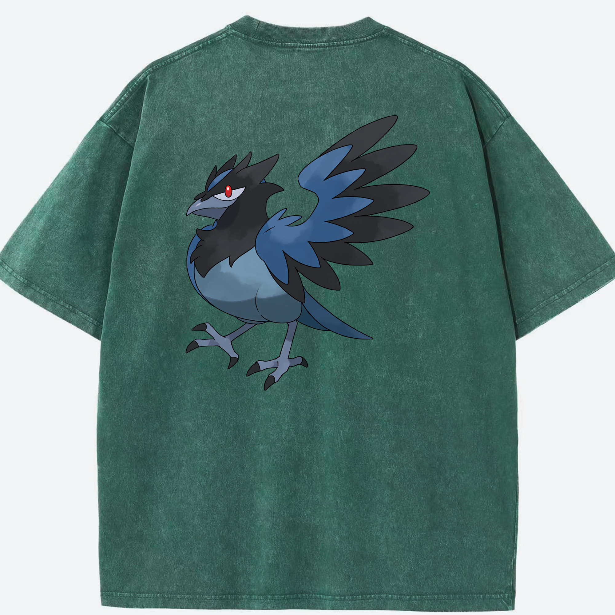 （画像用） ポケットモンスター Pokémon 綿100% ヴィンテージ風 半袖Tシャツ（背面プリント）